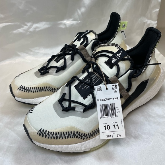 Adidas Unisex Ultraboost 21 x Parley running shoes Size 10 Men 11 Women - Picture 4 of 7